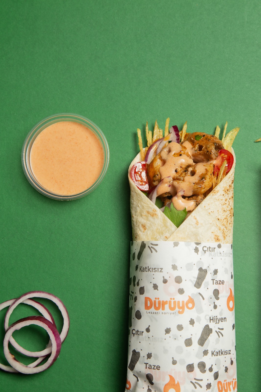 Dürüyo Terbiyesiz Tavuk Dürüm